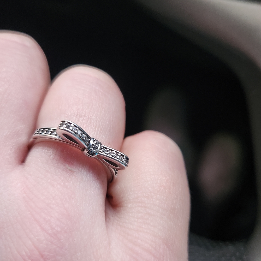 Silver Bow Ring